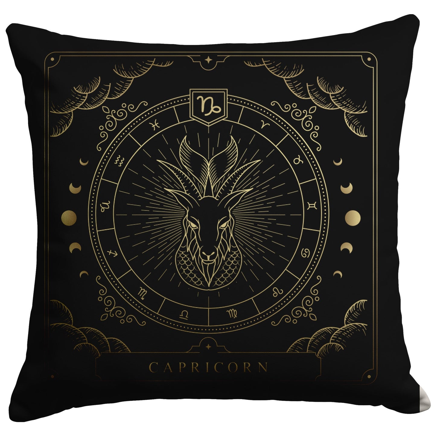 Zodiac Series - CAPRICORN ♑ - Throw Pillow