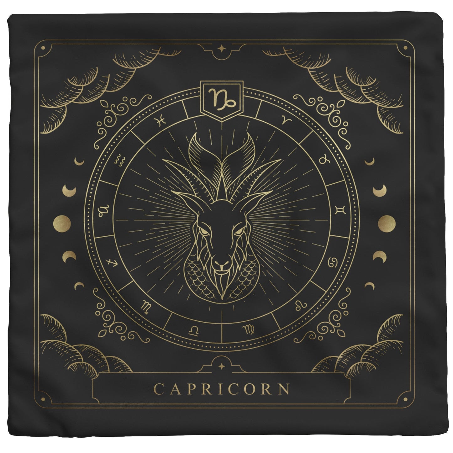 Zodiac Series - CAPRICORN ♑ - Throw Pillow