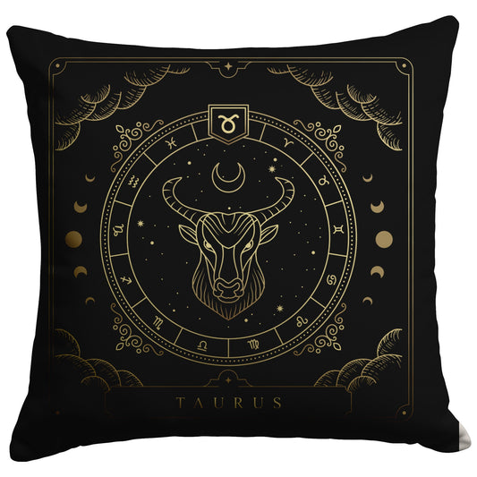 Zodiac Series - TAURUS ♉ - Throw Pillow