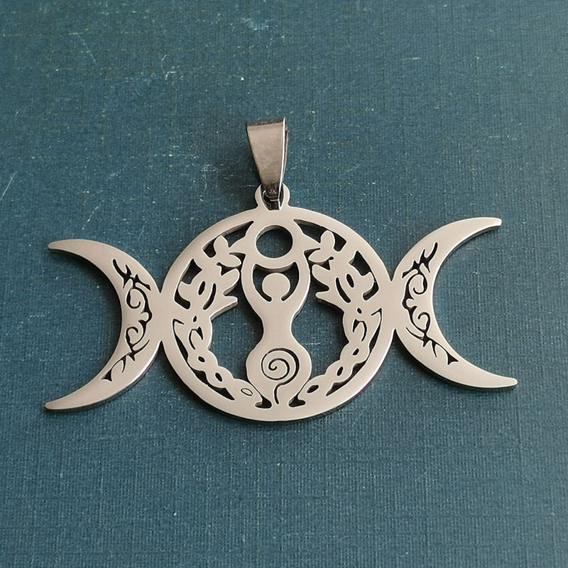 Triple Moon Celtic Knot Pendant