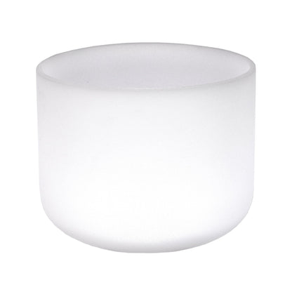 8-Inch Frosted Quartz Crystal Singing Bowl