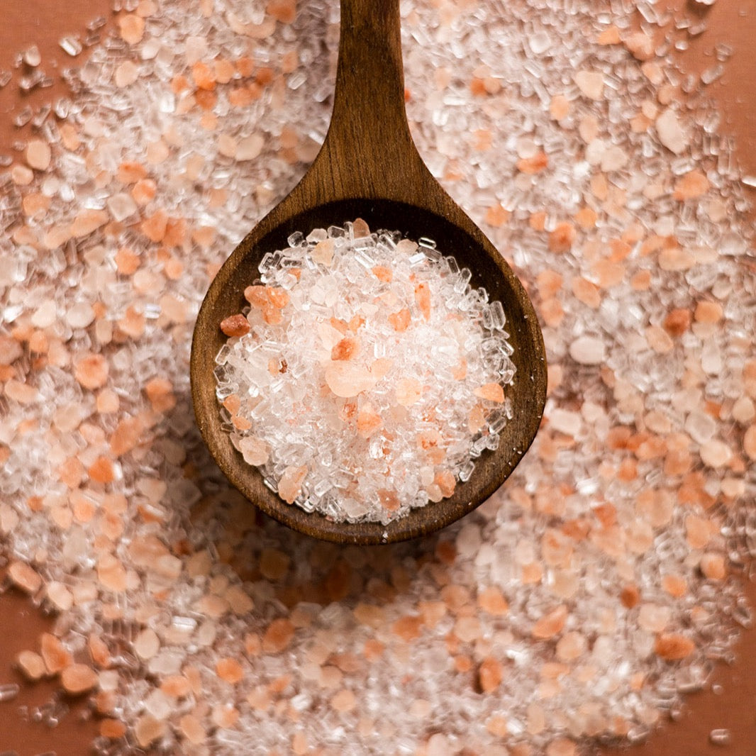 Afterglow Bath Salts – Sandalwood, Ylang Ylang, Jasmine & Geranium (15oz Jar) – Body Care