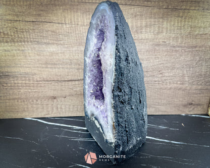 Amethyst Crystal Cathedral – Majestic Purple Geode for Meditation, Healing & Decor