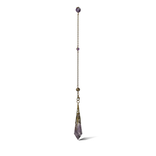 Amethyst Crystal Divination Pendulum