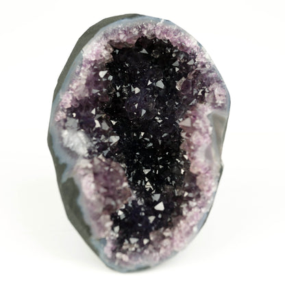 Amethyst Dark Purple Crystals Geode Natural Mineral Specimen # B 4645 – Amethyst