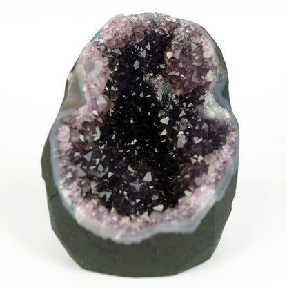 Amethyst Dark Purple Crystals Geode Natural Mineral Specimen # B 4645 – Amethyst