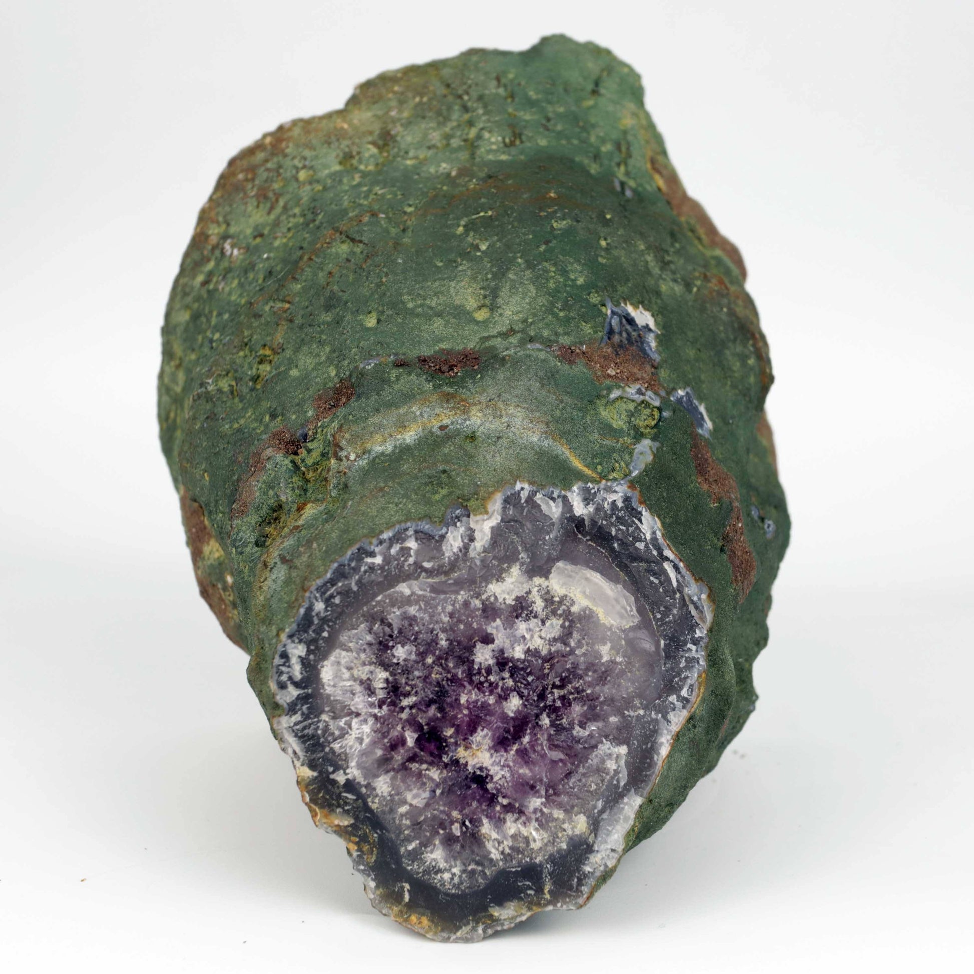 Amethyst Dark Purple Crystals Geode Natural Mineral Specimen # B 4648 – Amethyst