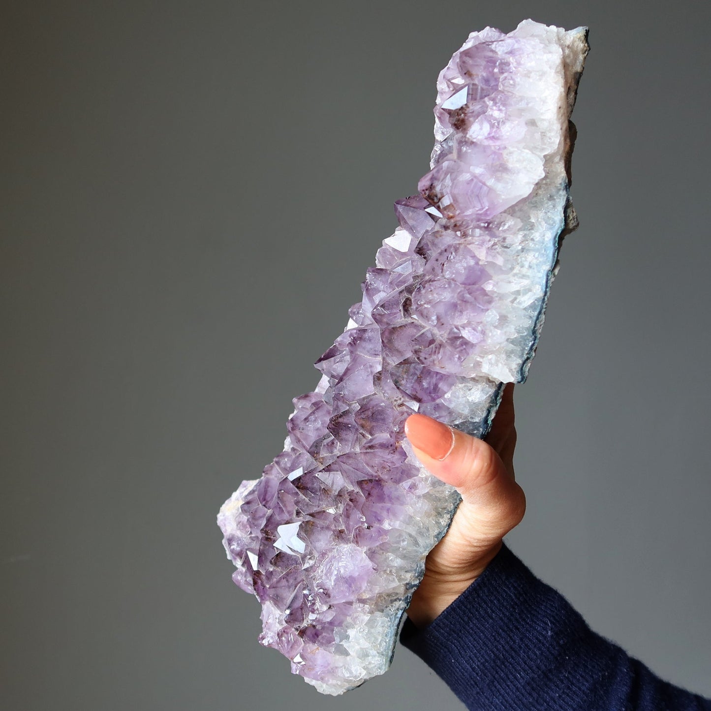 Amethyst Geode Purple Cluster Magnificently Large 11.5 inch – Clusters