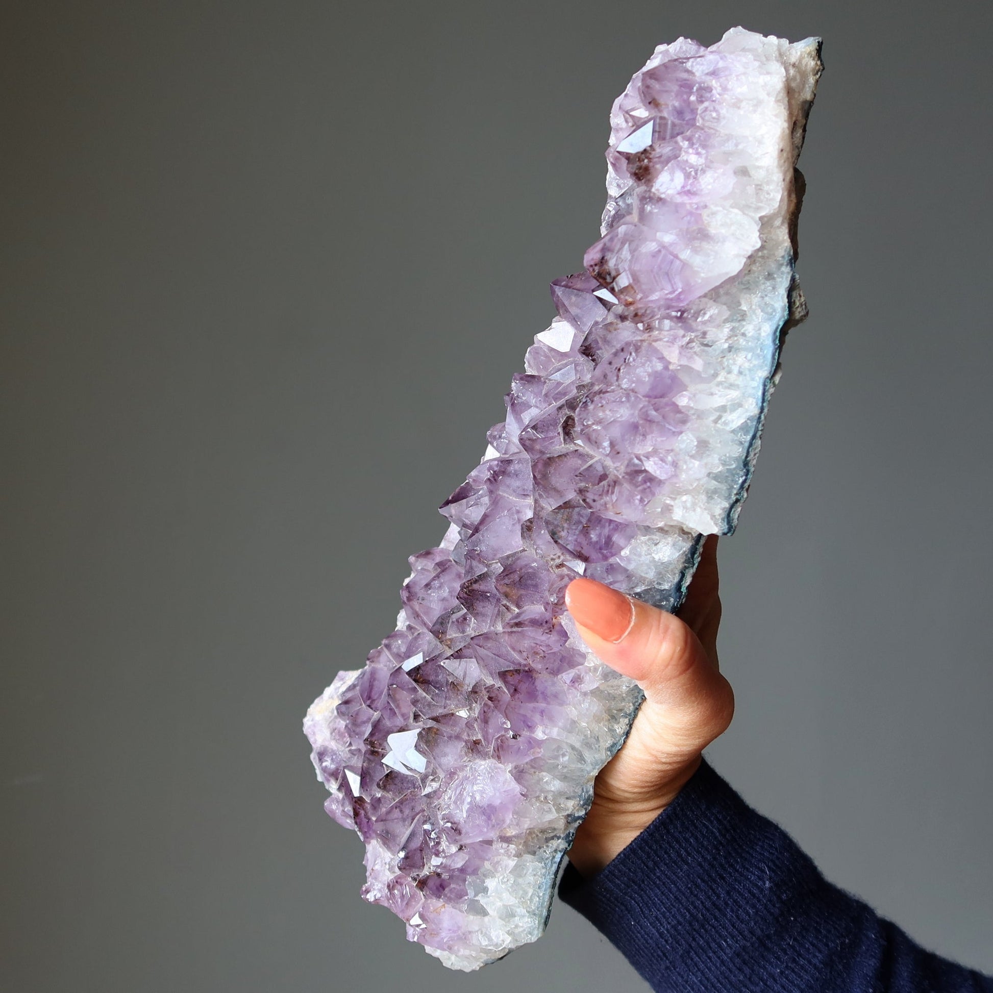 Amethyst Geode Purple Cluster Magnificently Large 11.5 inch – Clusters