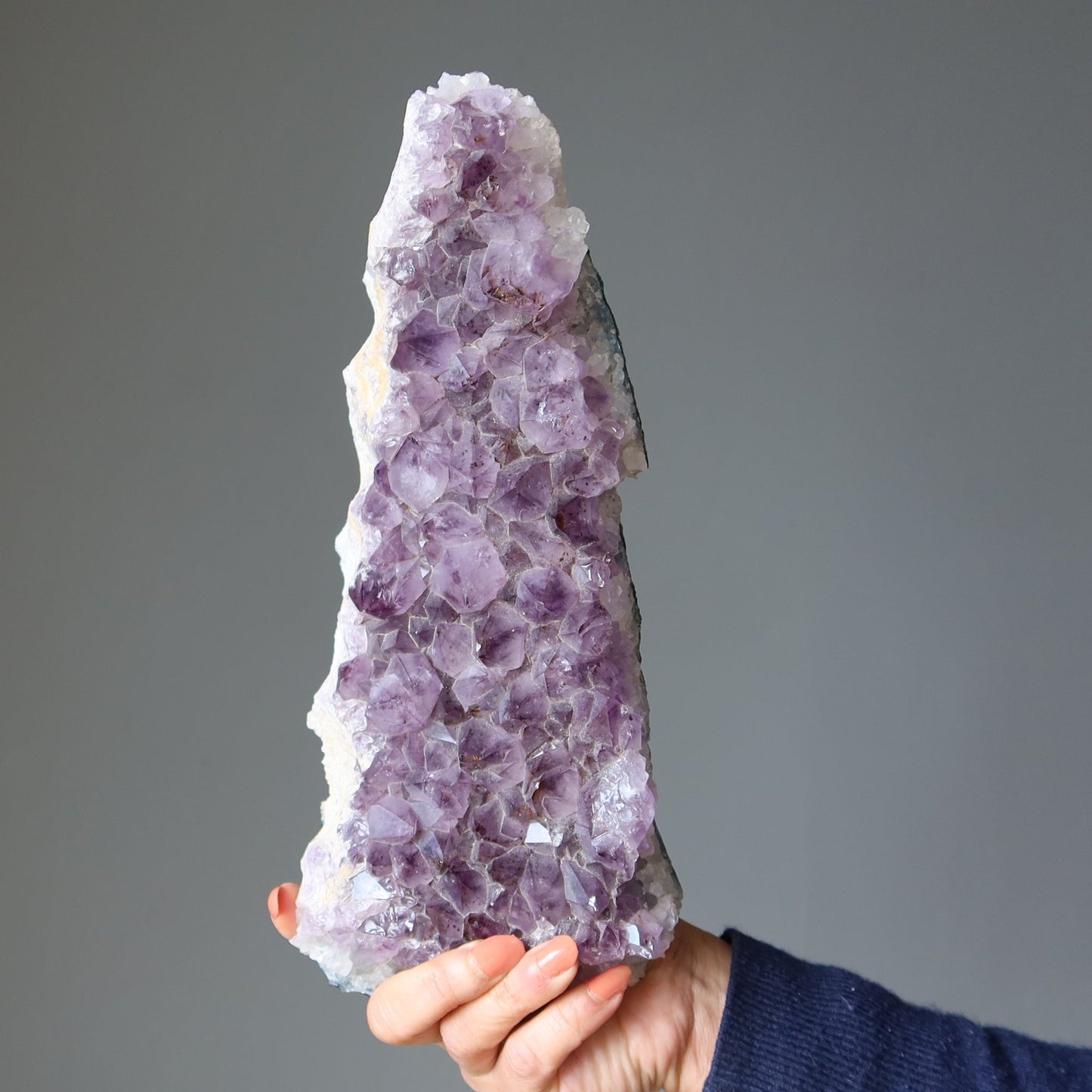 Amethyst Geode Purple Cluster Magnificently Large 11.5 inch – Clusters