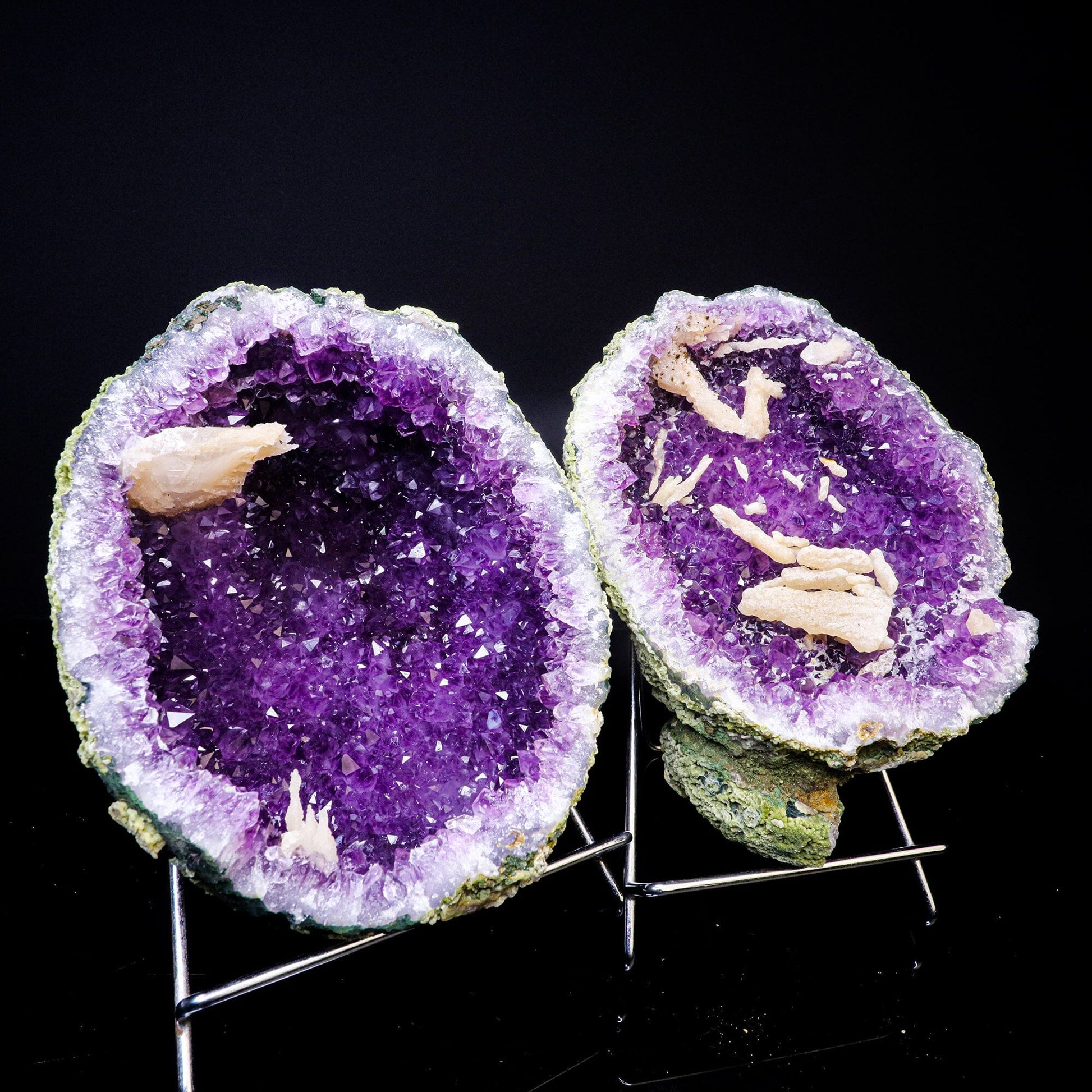 Amethyst Geode with Calcite 9" - 5.4kg India – Amethyst
