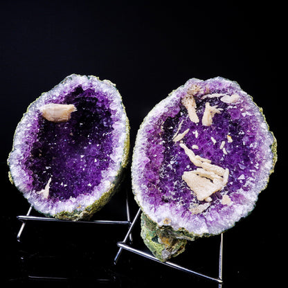 Amethyst Geode with Calcite 9" - 5.4kg India – Amethyst