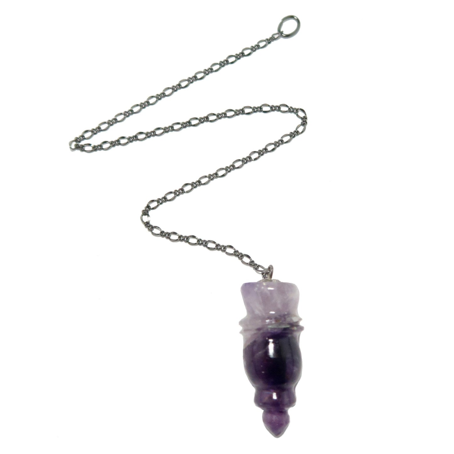 Amethyst Pendulum | Purple Crystal Dowsing Tool – Pendulums