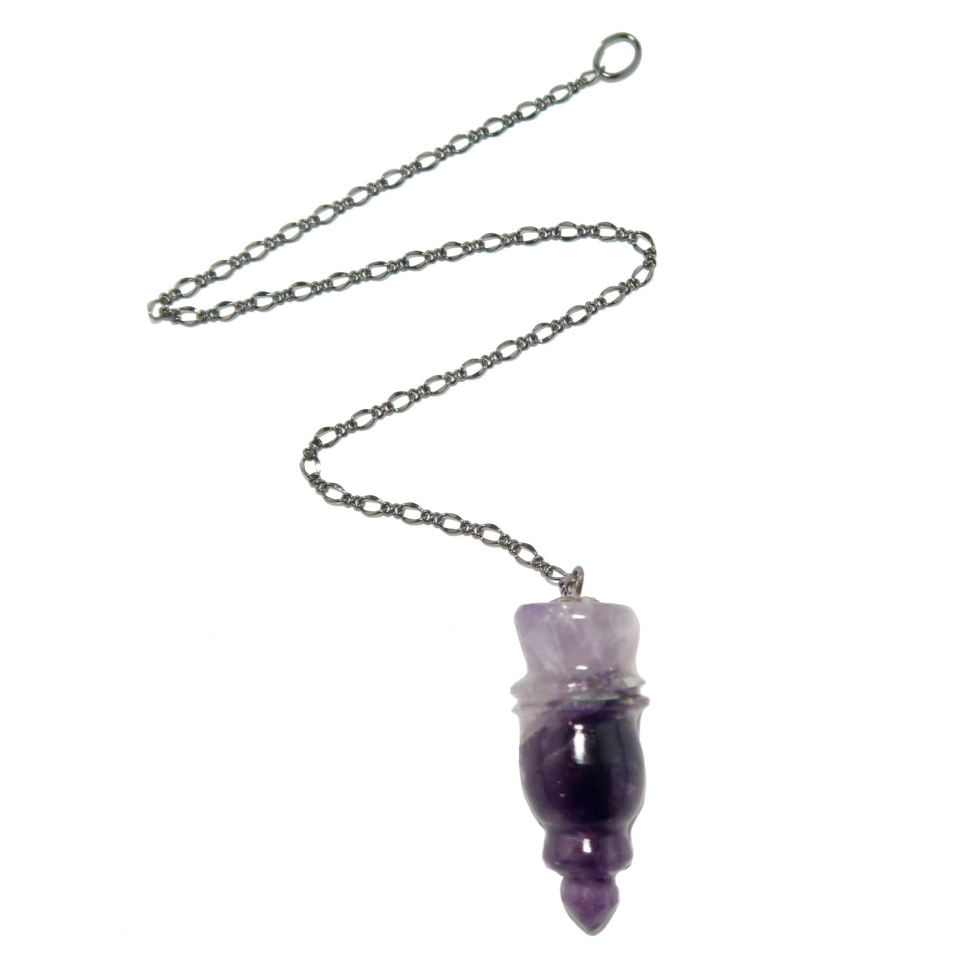 Amethyst Pendulum | Purple Crystal Dowsing Tool – Pendulums