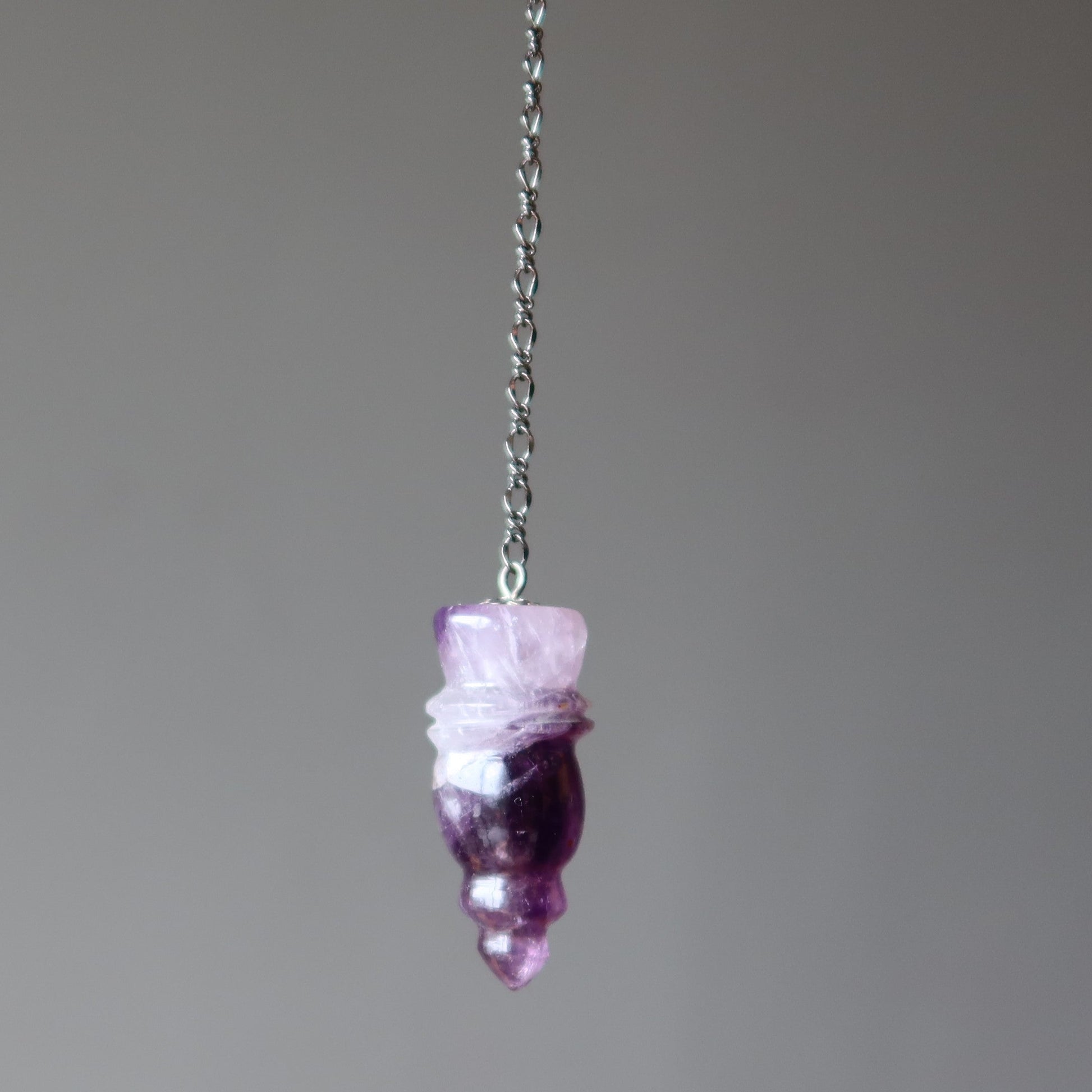 Amethyst Pendulum | Purple Crystal Dowsing Tool – Pendulums