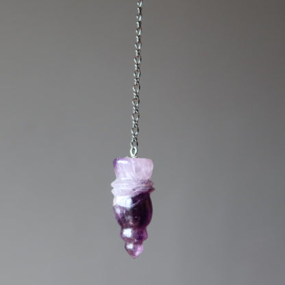 Amethyst Pendulum | Purple Crystal Dowsing Tool – Pendulums