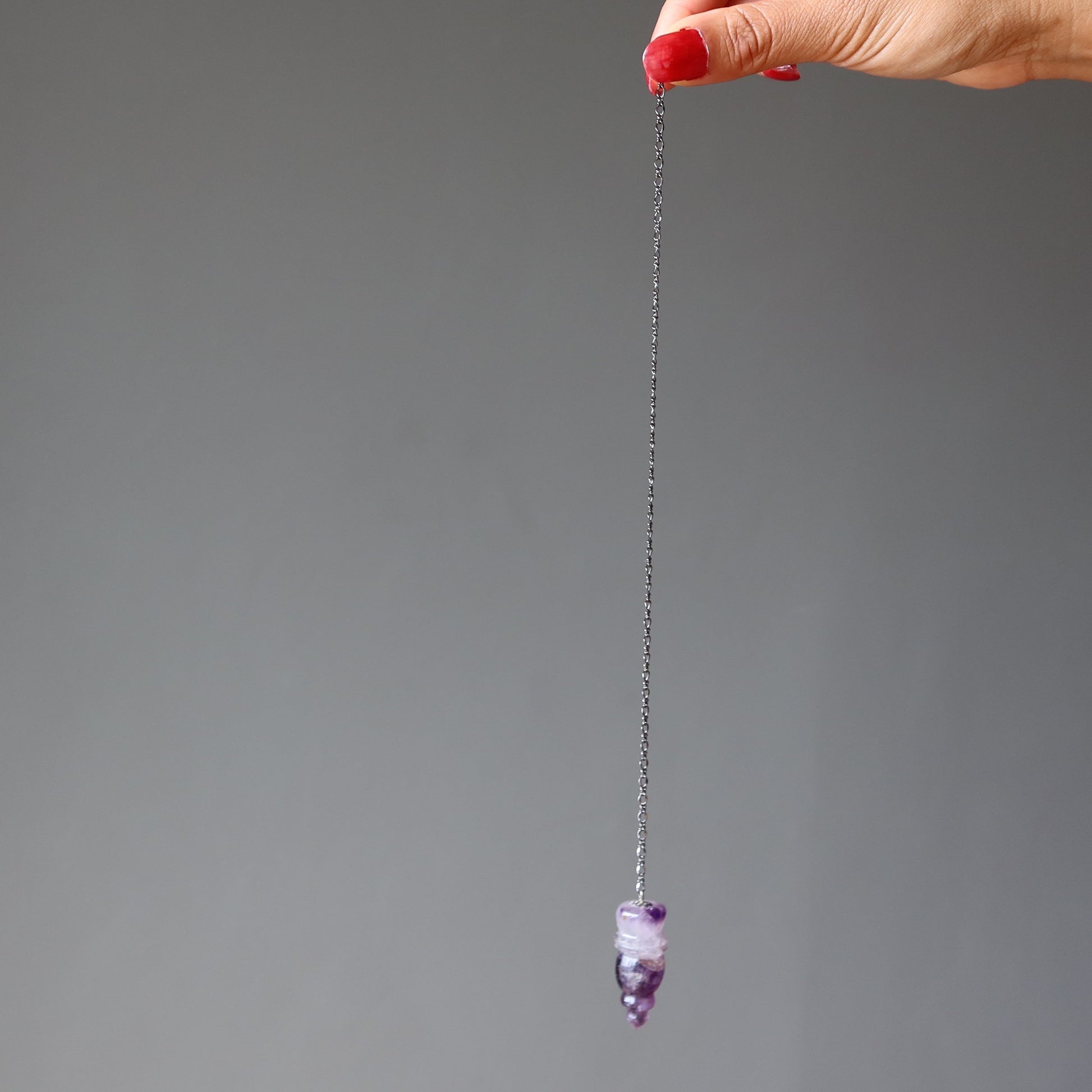 Amethyst Pendulum | Purple Crystal Dowsing Tool – Pendulums