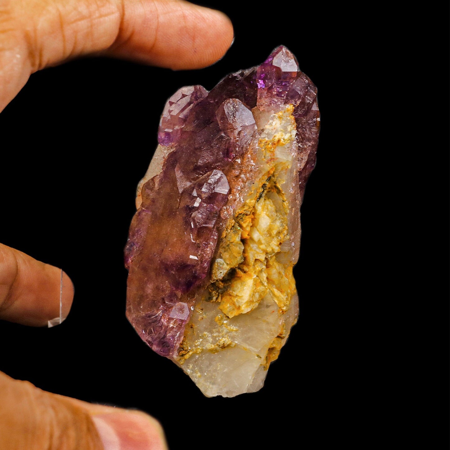 Amethyst With Quartz Natural Mineral Specimen – amethyst