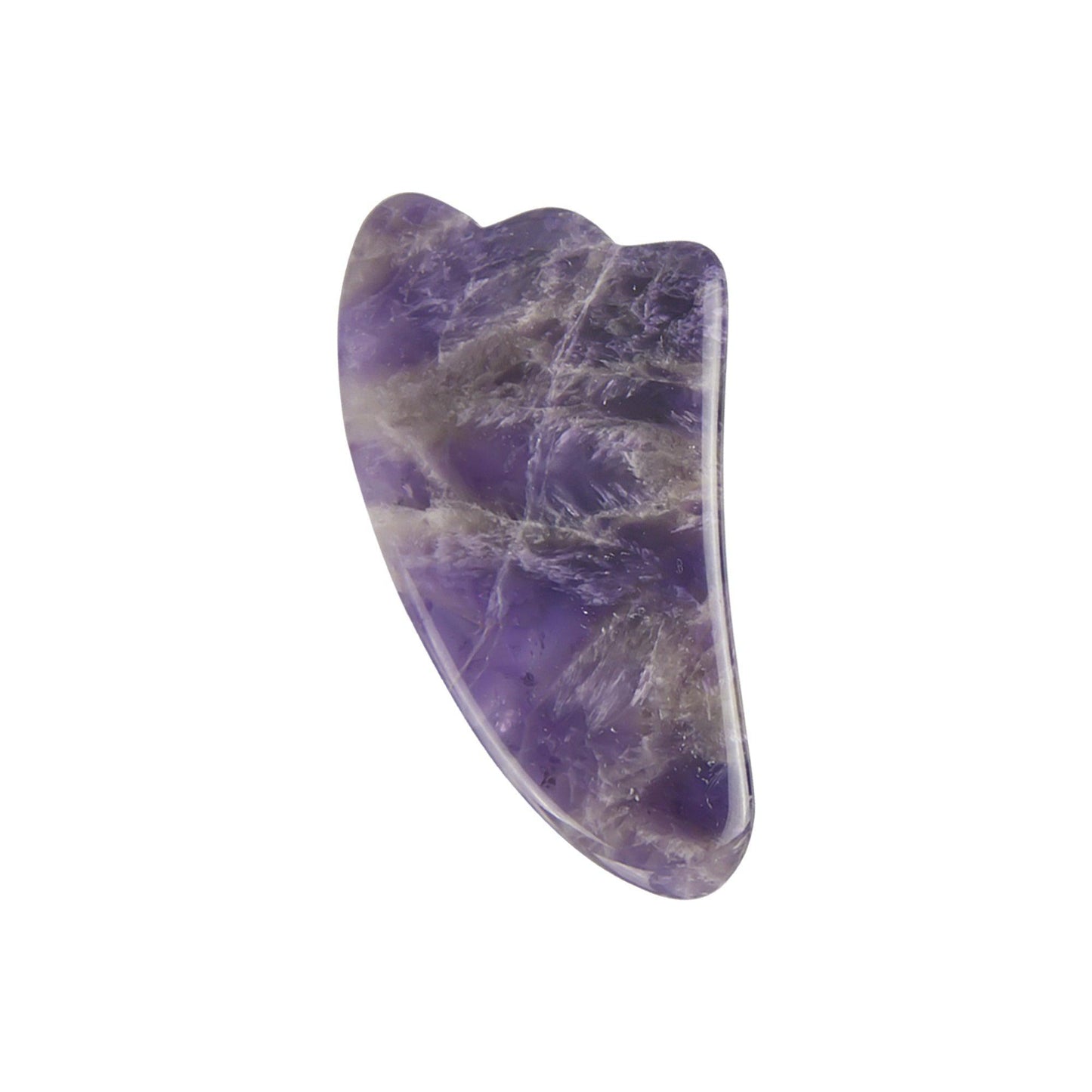 Amethyst Gua Sha – Natural Crystal Skin Stone for Facial Massage