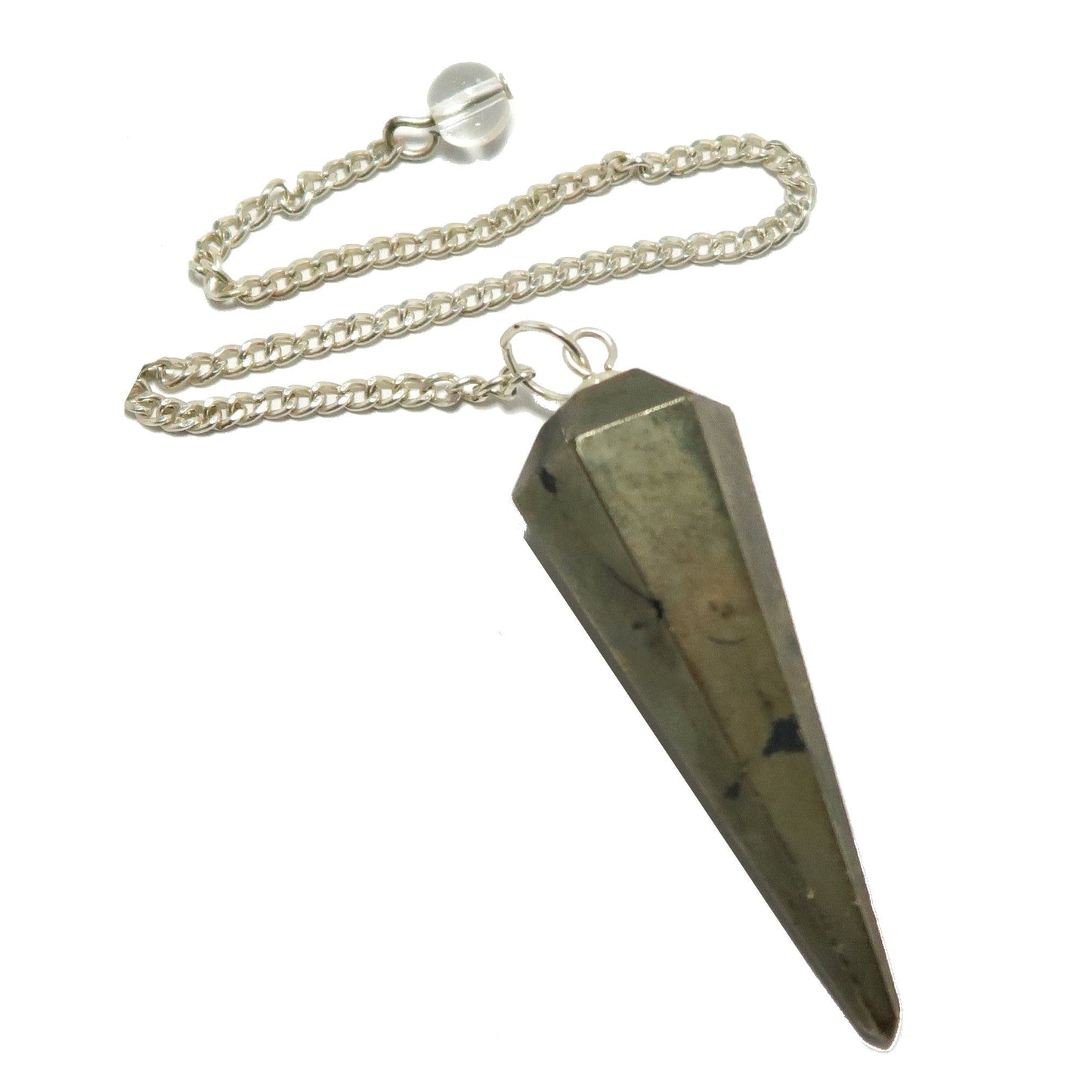 Apache Gold Pendulum | Chalcopyrite Crystal Dowsing Tool – Pendulums