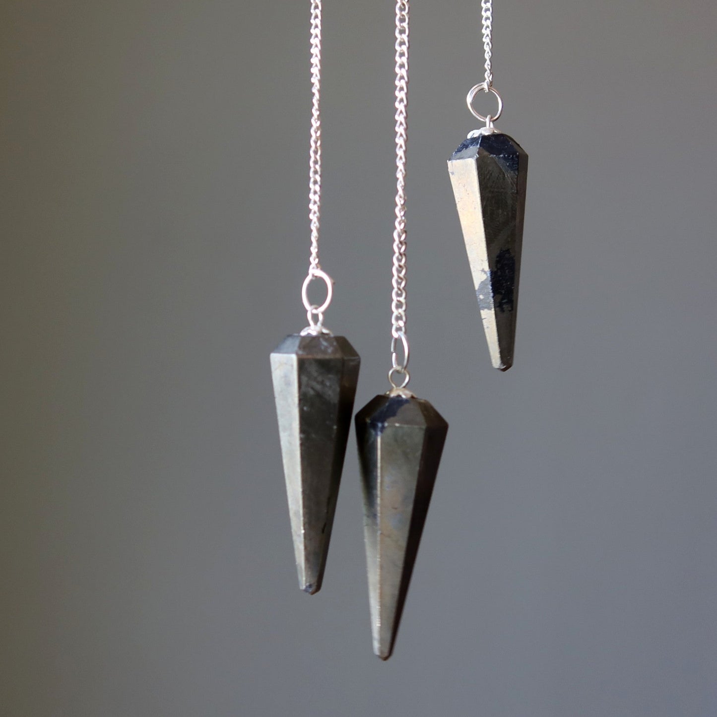 Apache Gold Pendulum | Chalcopyrite Crystal Dowsing Tool – Pendulums