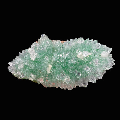 Gemmy Green Apophyllite Crystals on Heulandite Matrix | Rare Indian Zeolite Specimen from Ahmednagar DK119