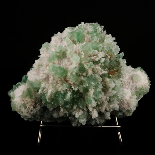 Apophyllite Green with Mordenite Natural Mineral Specimen – Apophyllite