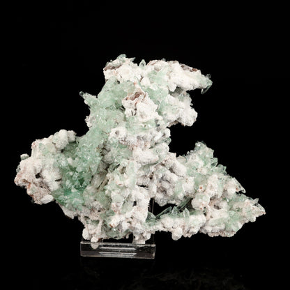 Apophyllite Green with Mordenite Natural Mineral Specimen # B 6570 – Apophyllite