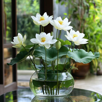 Asiatic White Lotus Seeds for Planting  All Seasons, Easy to Grow, Perfect for Gardening