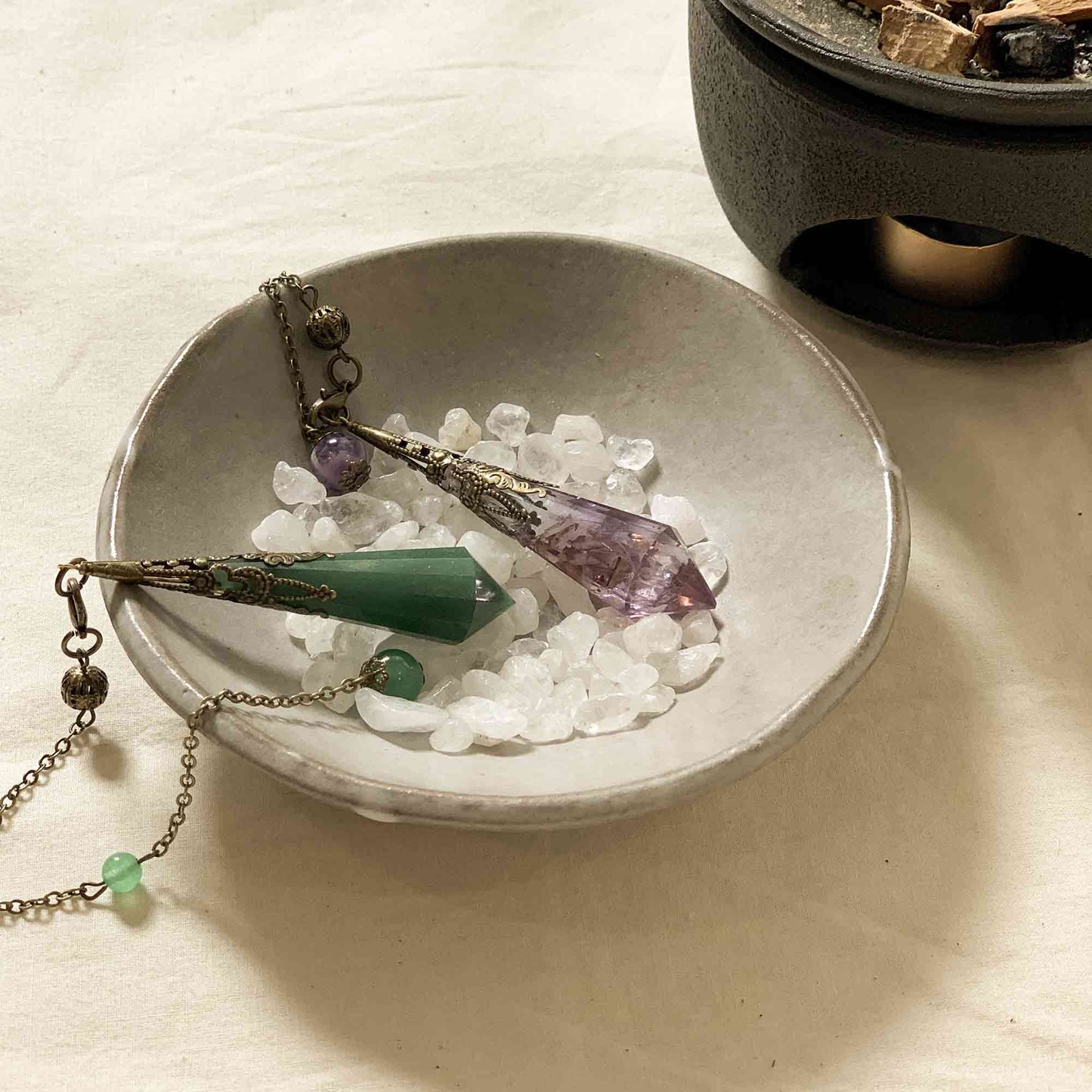 Aventurine Crystal Divination Pendulum