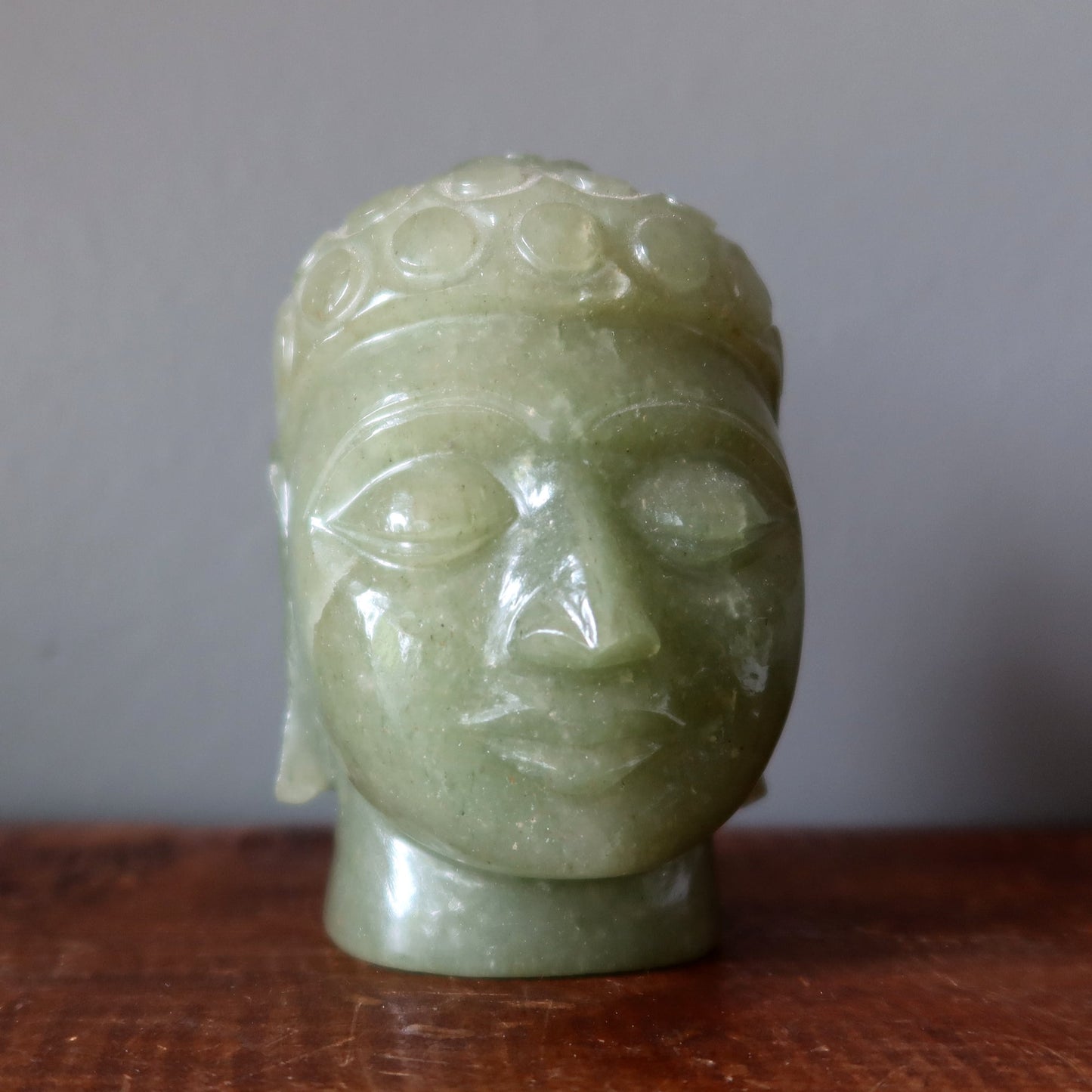 Green Aventurine Buddha Head Zen Meditation Crystal 3.5 Inch – Gods