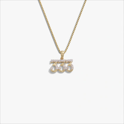 Angel Number Necklace – 14K Gold Vermeil 333 Necklaces