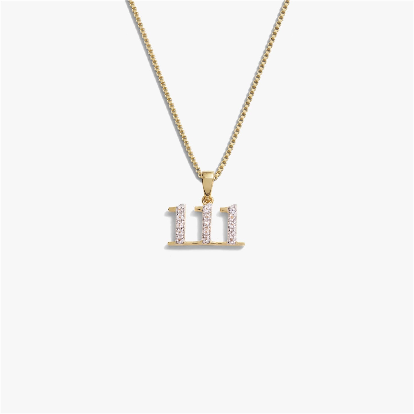 Angel Number Necklace – 14K Gold Vermeil 111 Necklaces