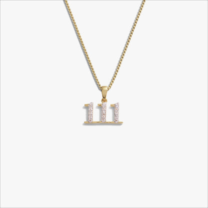Angel Number Necklace – 14K Gold Vermeil 111 Necklaces