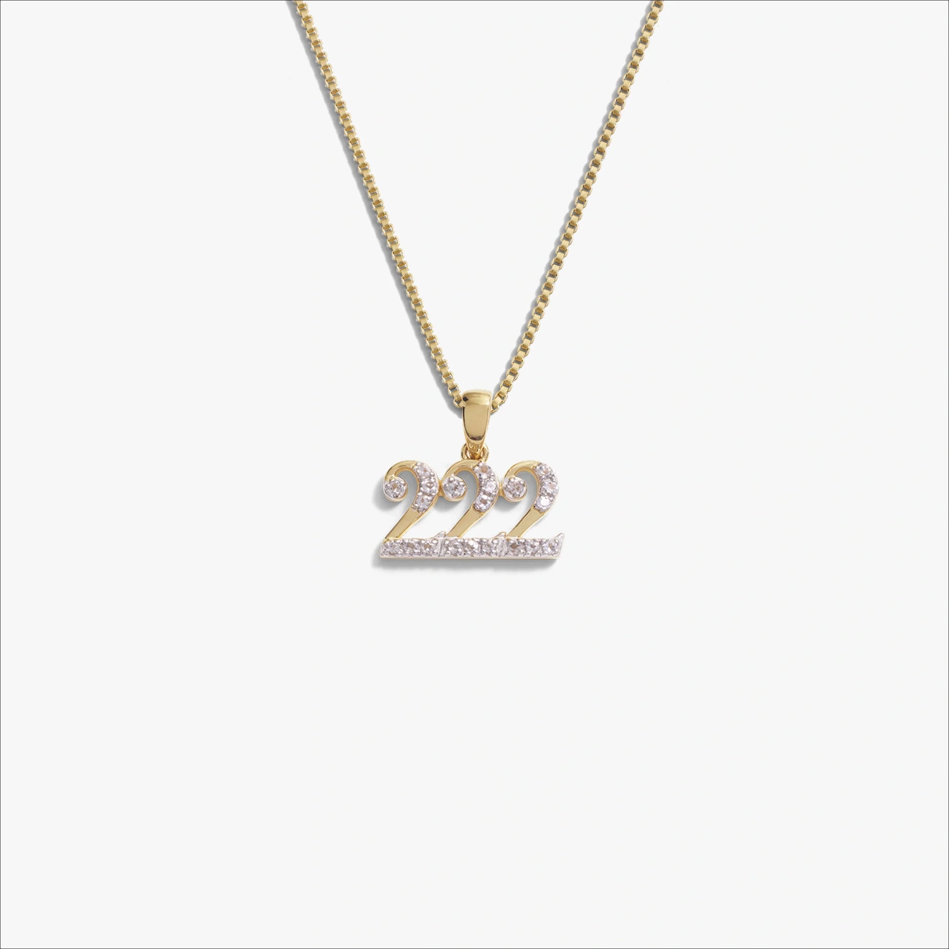 Angel Number Necklace – 222 Necklaces