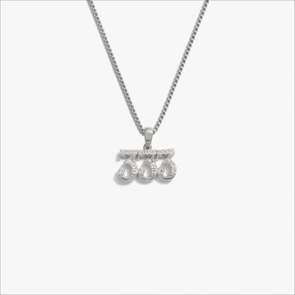 Angel Number Necklace – 925 Sterling Silver 333 Necklaces