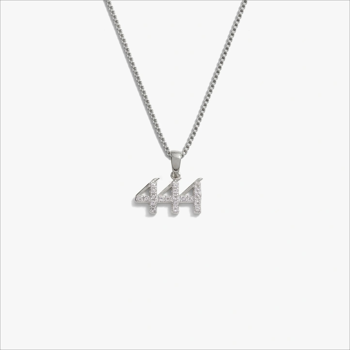 Angel Number Necklace – 925 Sterling Silver 444 Necklaces