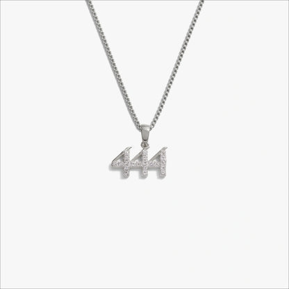 Angel Number Necklace – 925 Sterling Silver 444 Necklaces