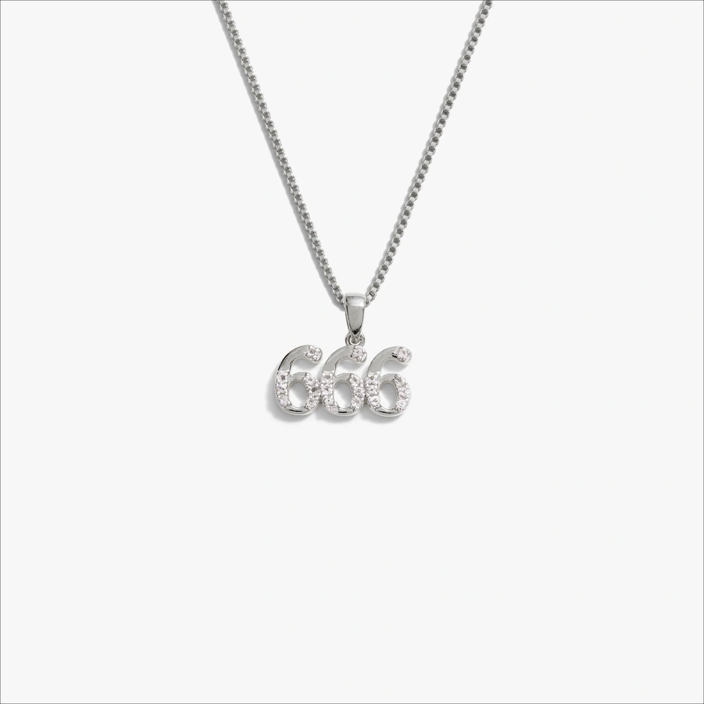 Angel Number Necklace – 925 Sterling Silver 666 Necklaces