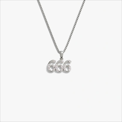Angel Number Necklace – 925 Sterling Silver 666 Necklaces