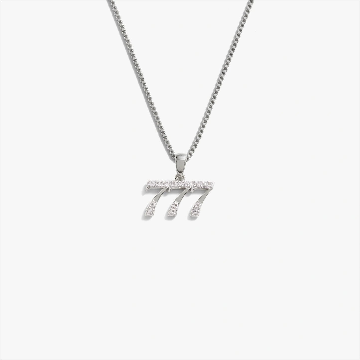 Angel Number Necklace – 925 Sterling Silver 777 Necklaces