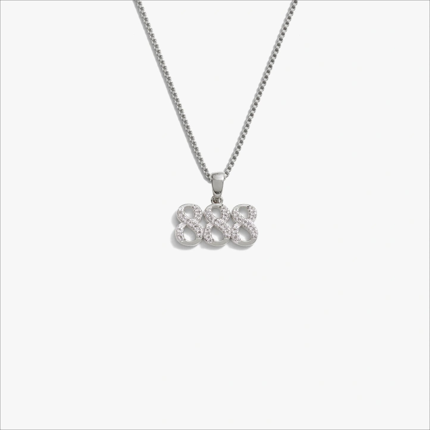 Angel Number Necklace – 925 Sterling Silver 888 Necklaces