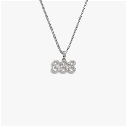 Angel Number Necklace – 925 Sterling Silver 888 Necklaces