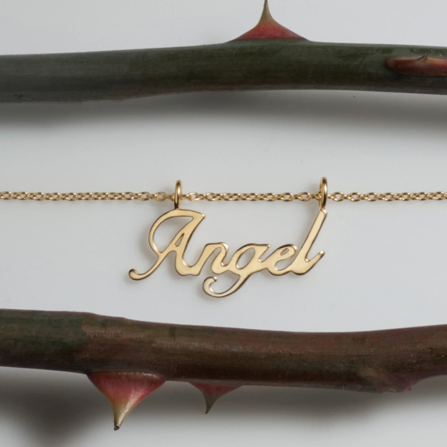 Angel Nameplate Necklace – Necklaces