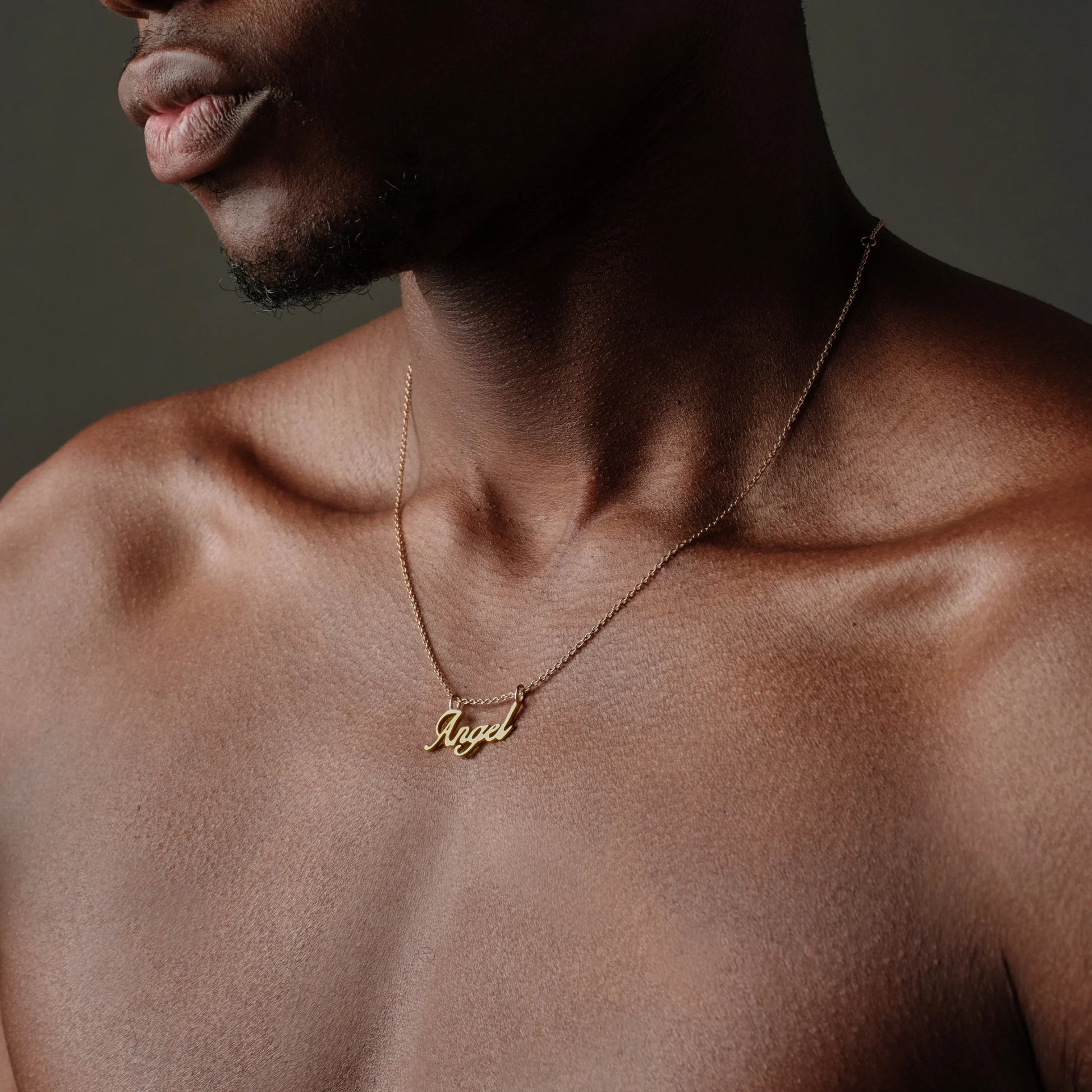 Angel Nameplate Necklace – Necklaces