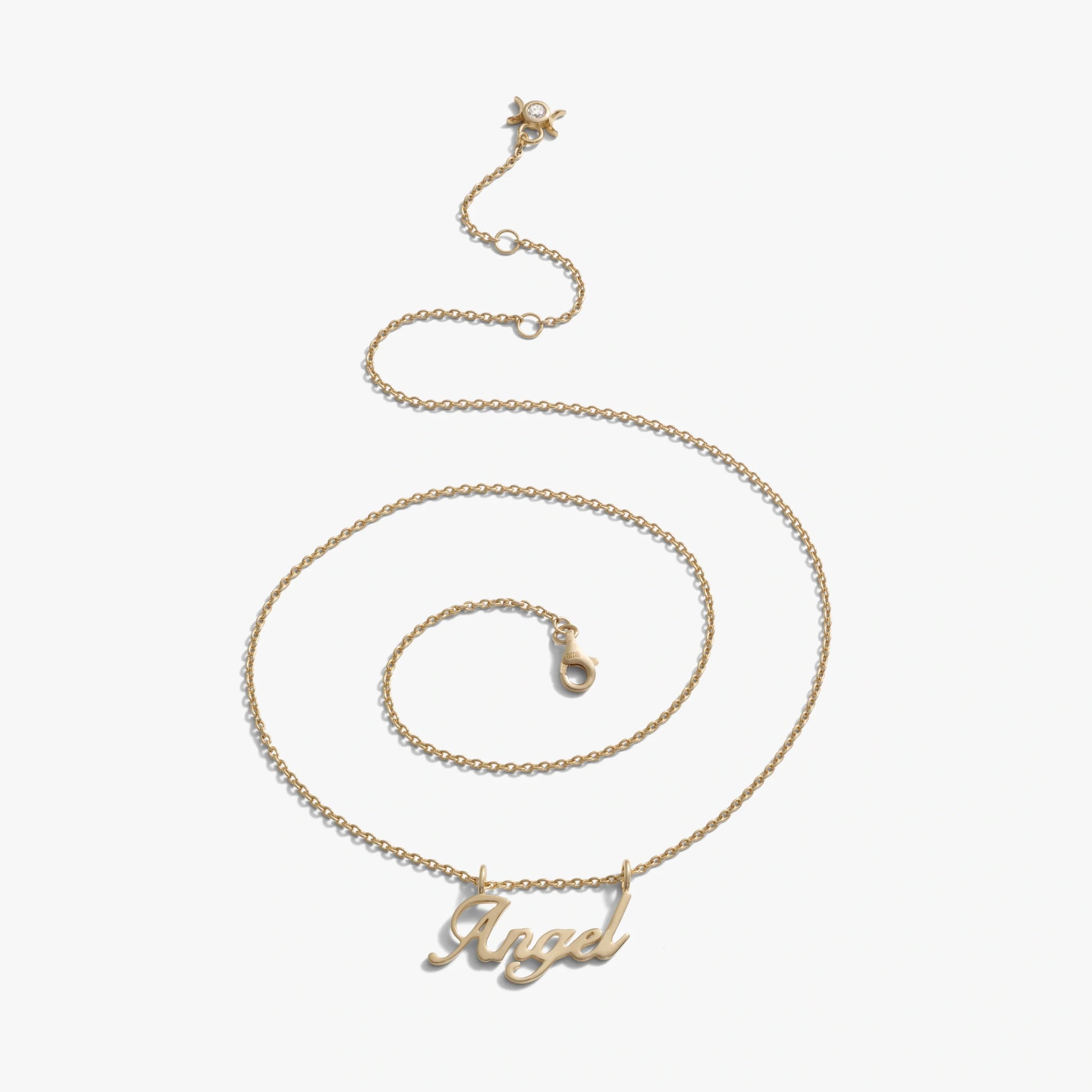 Angel Nameplate Necklace – Necklaces