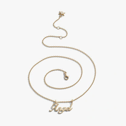 Angel Nameplate Necklace – Necklaces