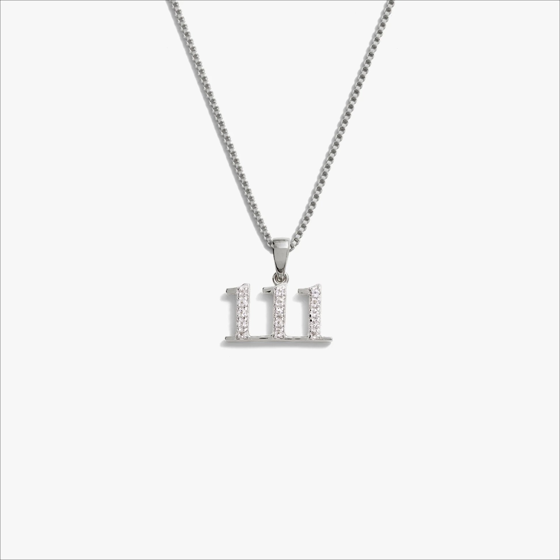 Angel Number Necklace – 925 Sterling Silver 111 Necklaces