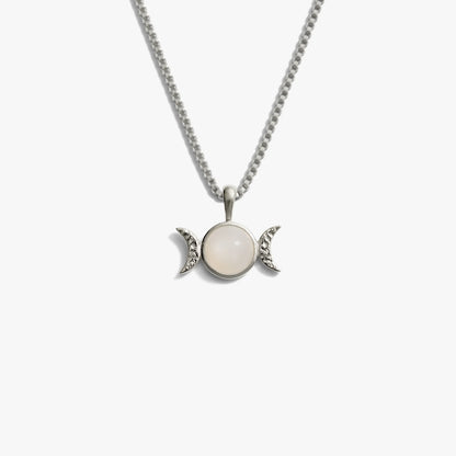 Mini Triple Moon Necklace – 925 Sterling Silver Necklaces