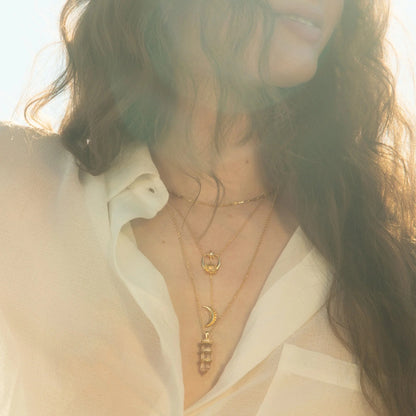 Sun / Moon & Stars Lariat Necklace – Necklaces